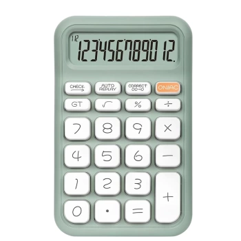 YEŞİL 12 HANELİ HESAP MAKİNESİ (4887)