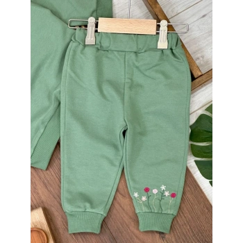 Yeşil kız bebek takım