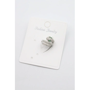 Yılan Kıkırdak Küpe - Gümüş