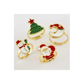 Yılbaşı Figürlü Eklem Yüzük