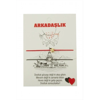 Yıldız Arkadaşlık İp Bileklik 2 Adet
