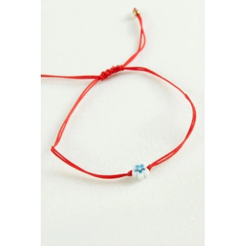 Yıldız Boncuk Makrome İp Bileklik