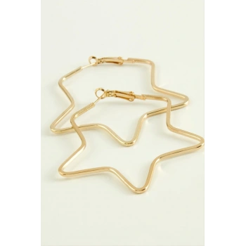 Yıldız Halka Küpe 5,5 cm