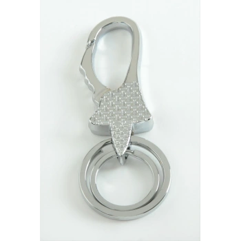 Yıldız Kancalı Metal Anahtarlık