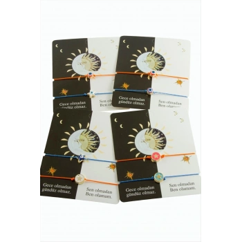 Yıldız Nazar İp Bileklik 2 Adet