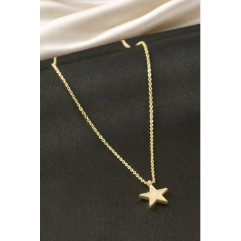 Yıldız  Sedef Çelik Kolye