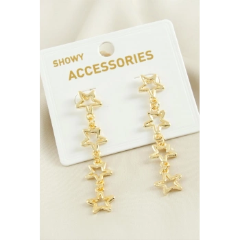 Yıldız Trend Metal Küpe