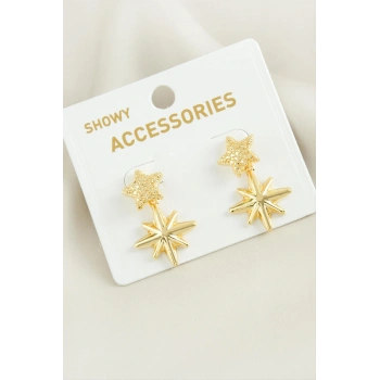 Yıldız Trend Metal Küpe