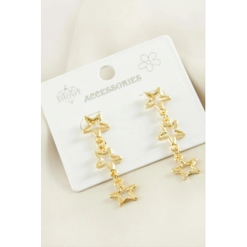 Yıldız Trend Metal Küpe