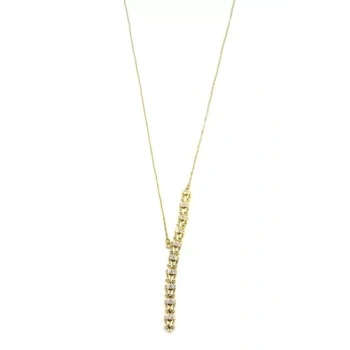 Yıldız Y Kolye - Altın