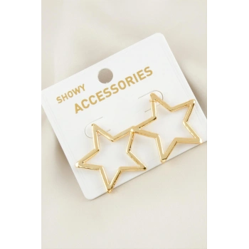 Yıldız Yeni Sezon Metal Küpe