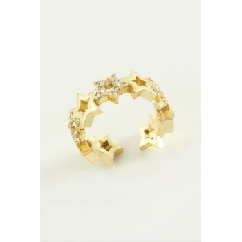 Yıldız Zirkon Taşlı Yüzük