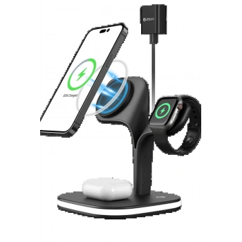 YM-UD22 Kablosuz Şarj Masaüstü Set - Siyah