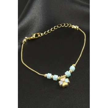 Yonca Küp Kristal Bileklik