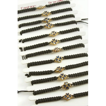 Yonca Makrome Örgülü Bileklik