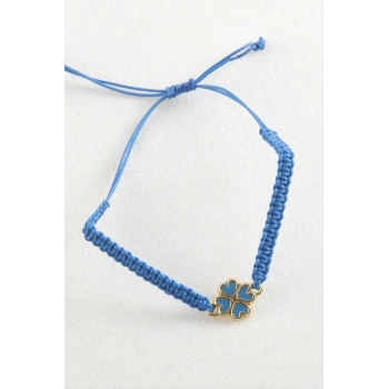 Yonca Makrome Örgülü Bileklik