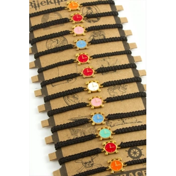 Yonca Makrome Örgülü Bileklik