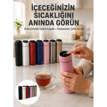 Yüksek Isı Korumasına Sahip Taşınabilir Çelik Termos Yeni Nesil