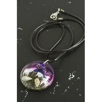 Yunus Deniz Efektli Epoksi Kolye