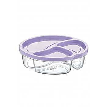 Yuvarlak Bölmeli Saklama kabı -MP-7049