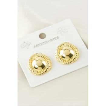 Yuvarlak Metal Küpe