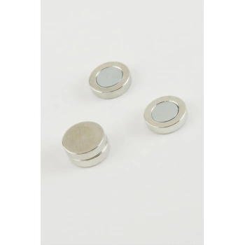 Yuvarlak Mıknatıslı Küpe