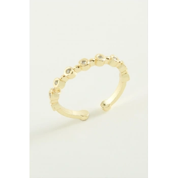 Yuvarlak Zirkon Taşlı Yüzük