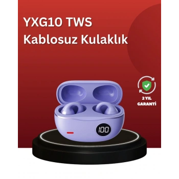 Yxg10 Açık Kulak Bluetooth Kulaklık – Klipsli Güvenli Spor Tasarım 30 Saat Pil