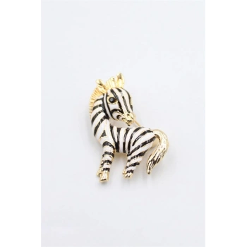 Zebra Broş - ÇOK RENKLİ