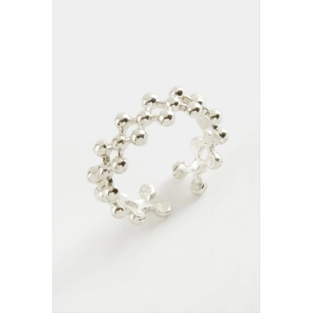 Zikzak Top Metal Yüzük