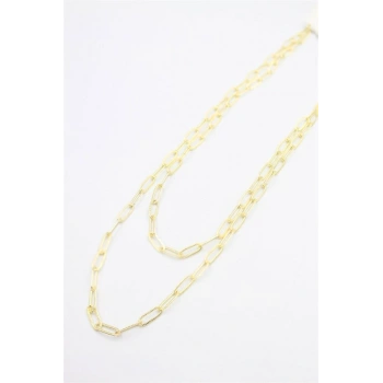 Zincir Kolye-90cm - Altın