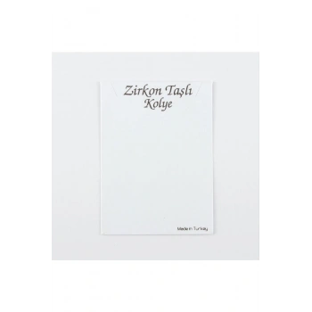 Zirkon Kolye Kartı