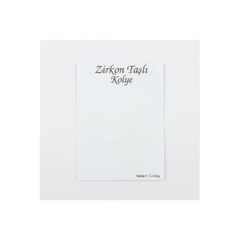 Zirkon Kolye Kartı