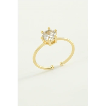 Zirkon Tektaşlı Yüzük