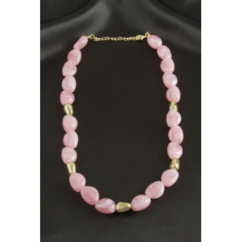 Zr Model Oval Plastik Kolye