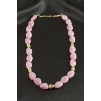 Zr Model Oval Plastik Kolye