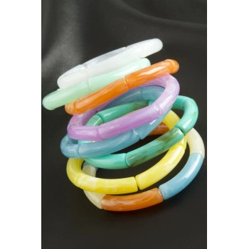Zr Model Silindir Plastik Bileklik