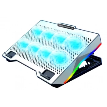 ZR S608 Rgb 8 Fan Metalik Laptop Suğutucu
