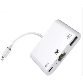 ZR461 Nk107 Lightning Çoklu Ethernet Adaptör