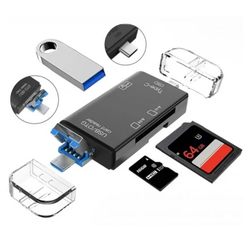 ZR826 Atud-05 6 İn 1 Otg Card Reader