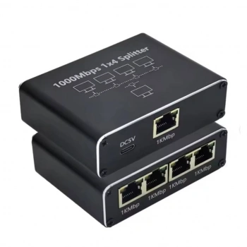 ZR889 Rj45 1To4 Gigabit Splitter