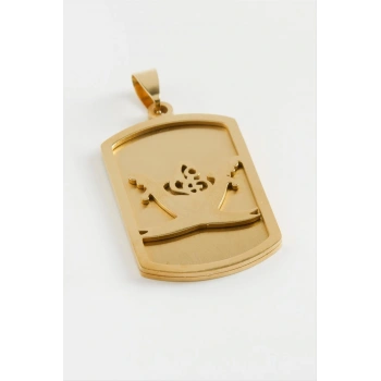 Zülfikar Çelik Kolye Ucu 4 cm