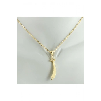 Zülfikar Zirkon Taşlı Trend Kolye