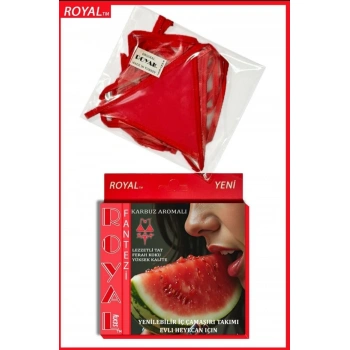  Fantezi Tüketilebilen Yenilebilir Karpuz Aromalı İç Çamaşırı Takımı