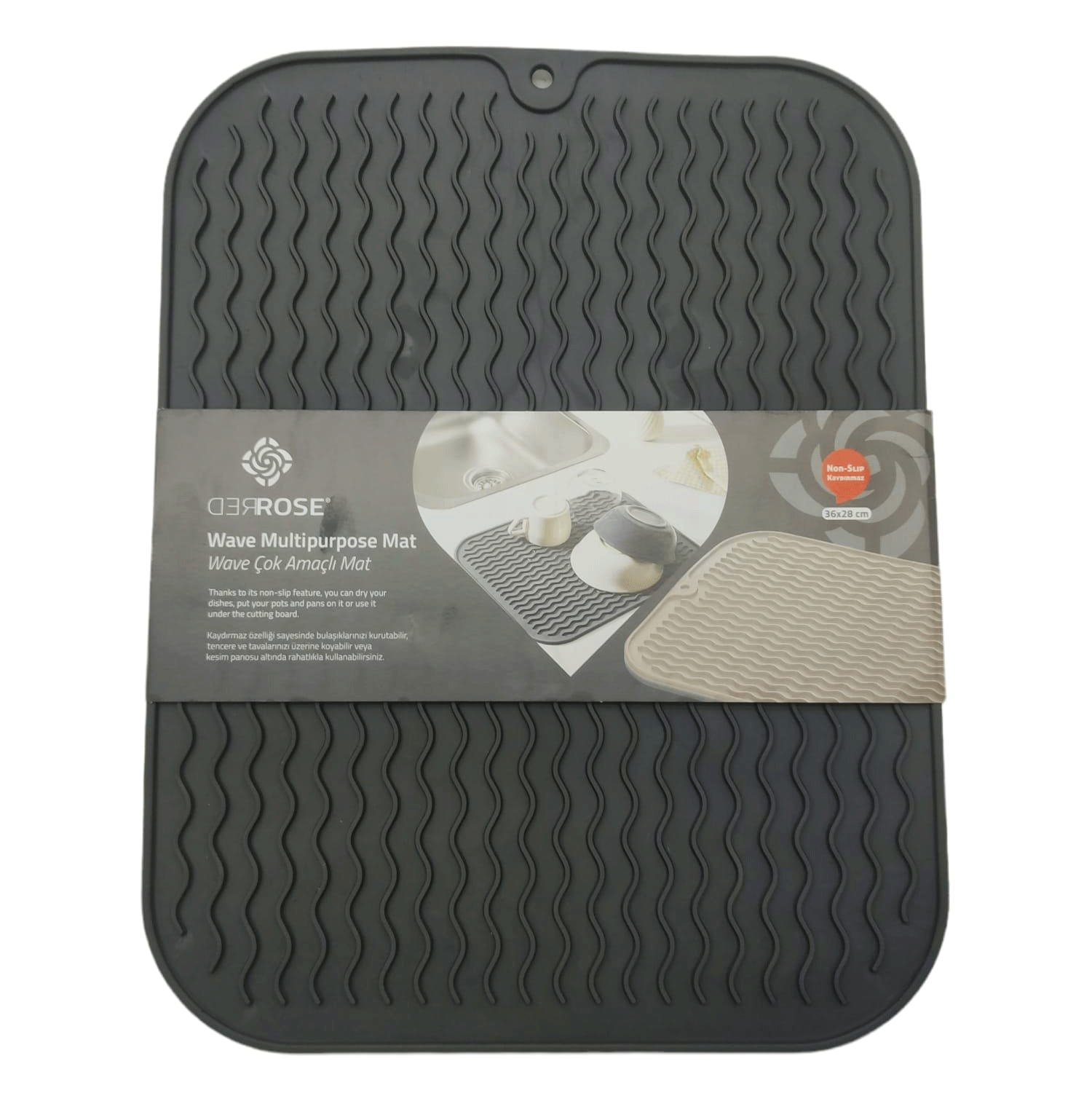 ÇOK AMAÇLI MUTFAK MAT KAYDIRMAZ 36X28CM. (4887)