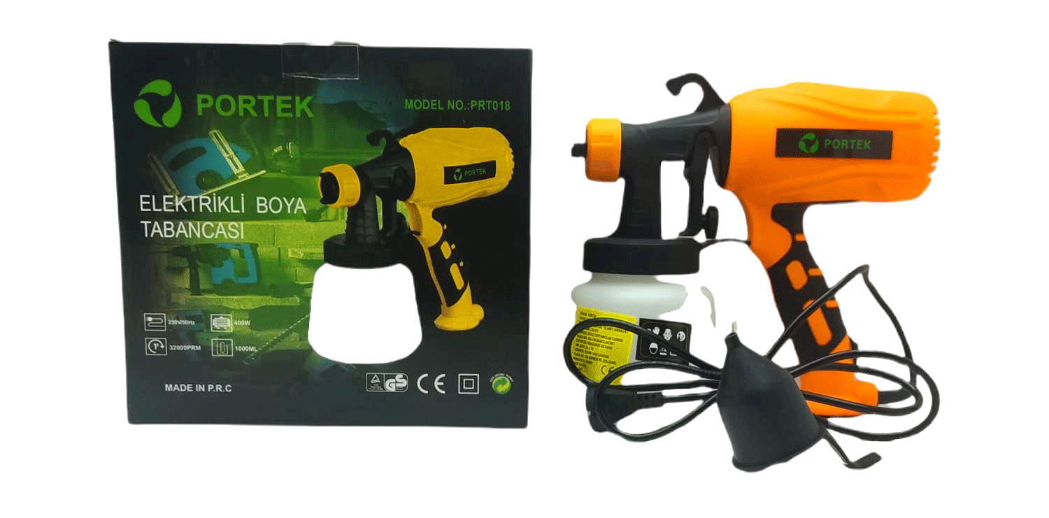 ELEKTRİKLİ BOYA TABANCASI 1000 ML.400W PRT-018 (4887)