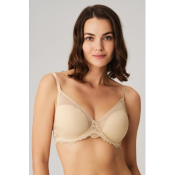 MARSiLYAN- Balenli Desteksiz Dolgusuz Toparlayıcı Dantelli Küçültücü Sütyen