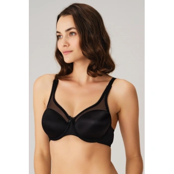 MARSiLYAN- Balenli Desteksiz Dolgusuz Toparlayıcı Yumuşak Süngerli Günlük Klasik Küçültücü Sütyen