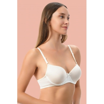 MARSiLYAN- Beyaz Dolgusuz Mikro Tek Sütyen