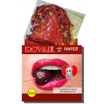 MARSiLYAN- Fantezi Tüketilebilen Yenilebilir Kiraz Aromalı İç Çamaşırı Takımı